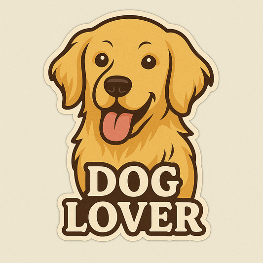 Dog Lover Sticker- For True Pet Parents