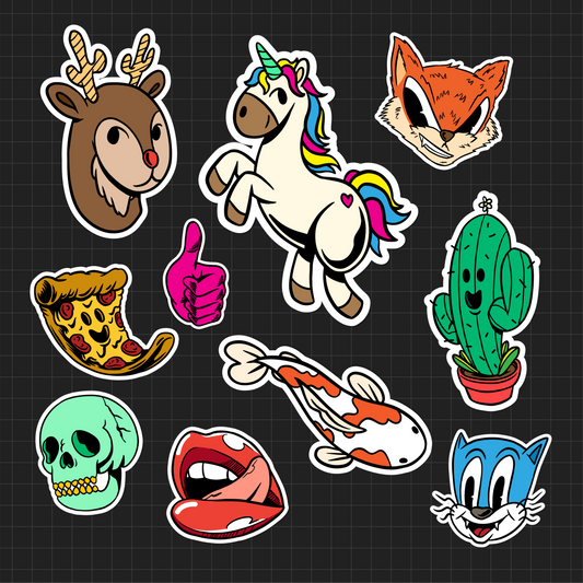 Mini Custom Stickers -  Small Size, Big Impact